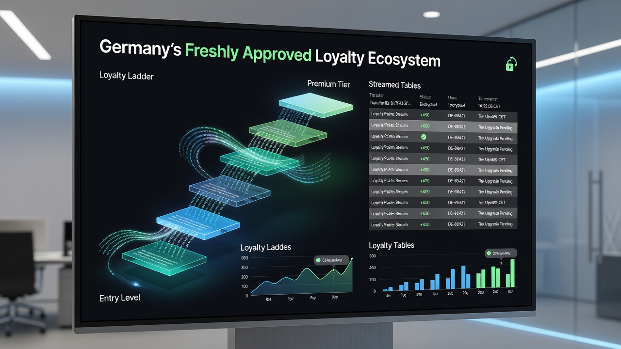Darstellung von Loyalty-Laddern mit integrierten Live-Streams und verschlüsselten Zahlungen