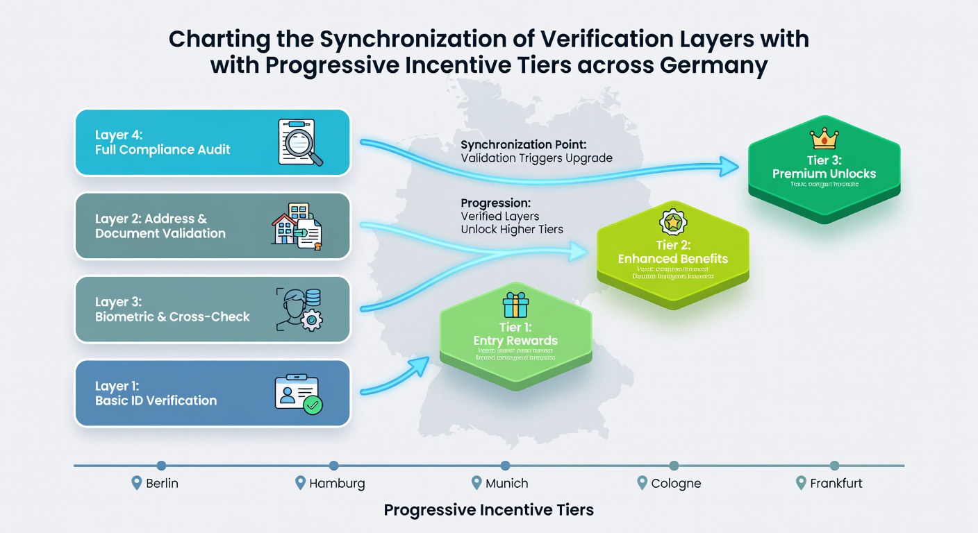 Darstellung der gestaffelten Anreizsysteme und Verifizierungsschichten