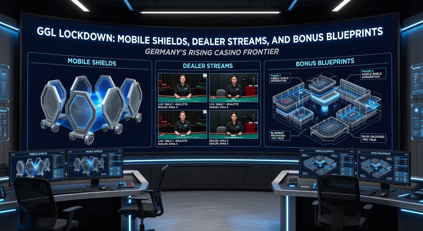 Visuelle Darstellung von Bonus-Blaupausen und Dealer-Streams unter GGL-Regulierungen
