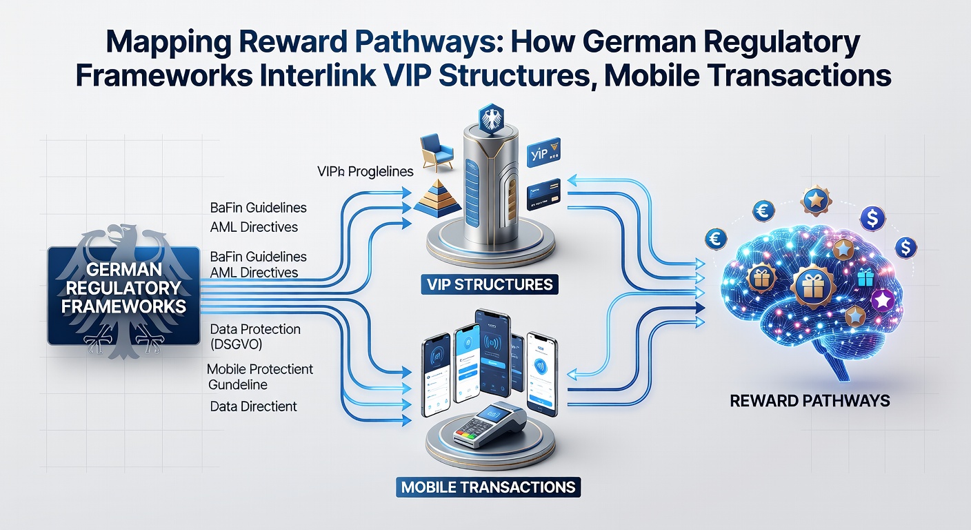 Darstellung der Verbindungen zwischen mobilen Transaktionen, VIP-Stufen und Live-Dealer-Umgebungen unter deutscher Regulierung