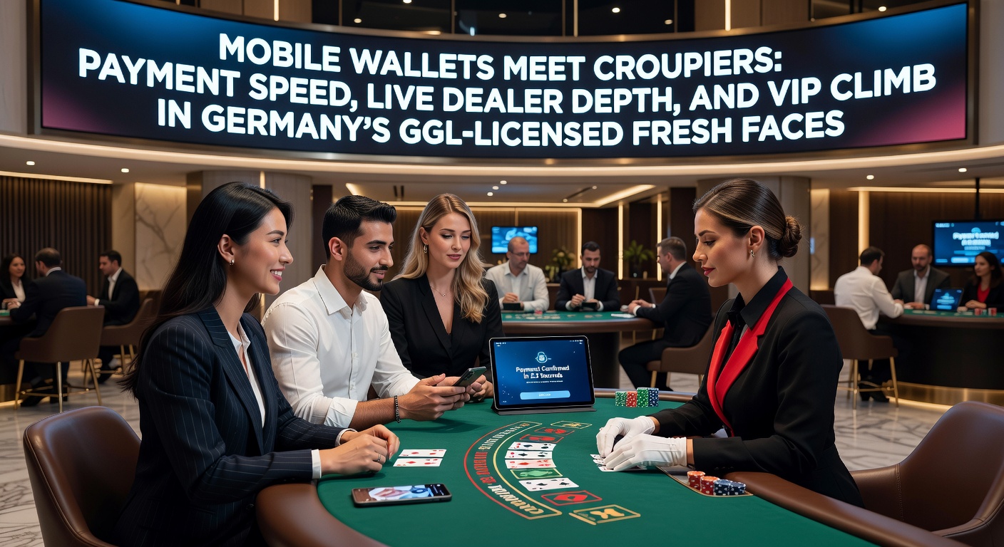 Smartphone mit Mobile Wallet-App neben einem Live-Dealer-Roulette-Tisch in einem modernen Online-Casino-Interface