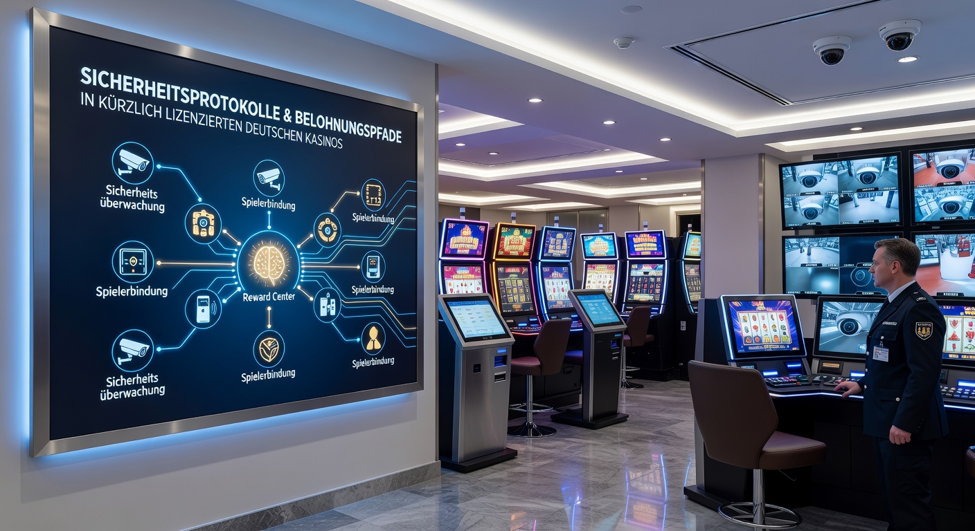 Illustration von Belohnungspfaden und VIP-Stufen in regulierten deutschen Casino-Plattformen mit Fokus auf sichere Transaktionen